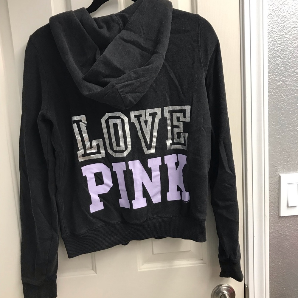 PINK Zip Up Sweatshirt